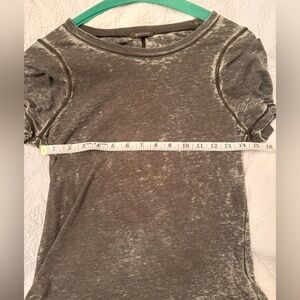 LAmade Crew Neck Tee, Faded Brown Size S